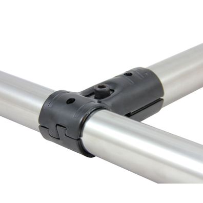 T-Verbinder schwarz f?r 28 mm Rohre