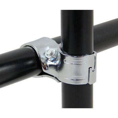 berkreuzverbinder verchromt f?r 28 mm Rohre