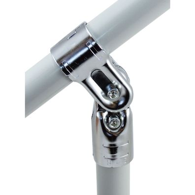 Schwenkverbinder 180? verchromt f?r 28 mm Rohre