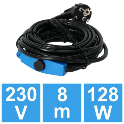 Frostsafe Heizkabel 8m?128 Watt
