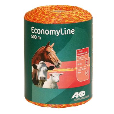 Weidezaunlitze EconomyLine, ? 3 mm, 13,78 Ohm/m, 500 m