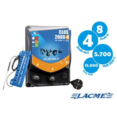 LACME Weidezaun-Netzger?t CLOS 2000-4, 4 Joule