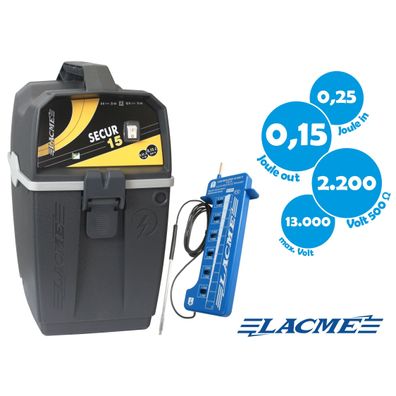 LACME Weidezaunger?t 9 V SECUR 15, 0,15 Joule