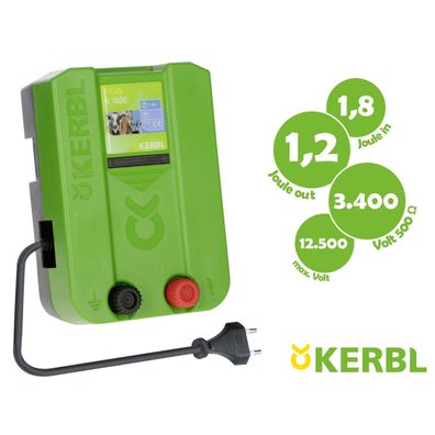 KERBL TITAN N 1800 Weidezaunger?t, 230V, 1,8/1,2 Joule