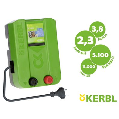 KERBL TITAN N 3800 Weidezaunger?t, 230V, 3,8/2,3 Joule