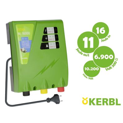 KERBL TITAN Ni 16000 Weidezaunger?t, 230V, 16/11 Joule