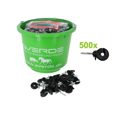 500x AKO Ringisolatoren, inkl. Stalleimer