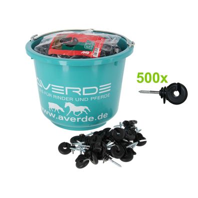 500x AKO Ringisolatoren, inkl. Stalleimer