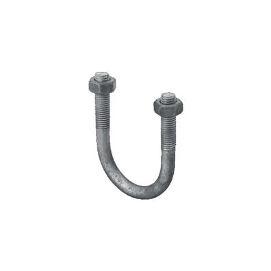 B?gelschraube / Rundb?gel M8, 1/2" (21,3 mm), feuerverzinkt, inkl. Muttern