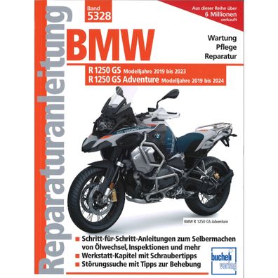 BMW R1250 GS/Adventure Typ K50 Baujahre ab 2019 Bucheli Reparaturanleitung