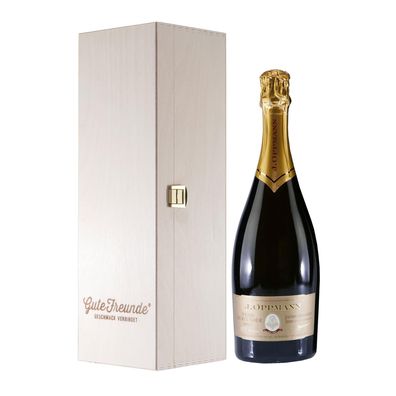 J. Oppmann Weißburgunder Brut Jg.2009 mit Geschenk-HK