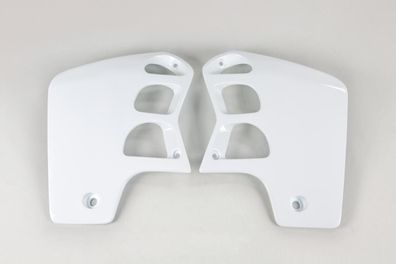 Tankverkleidung Kühlerschutz radiator scoops passt an Honda Cr 500 R 89-01 weiß