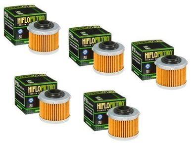 5x Hiflo HF186 Ölfilter oilfilter passt an Aprilia Scarabeo 125 09-12 Scarabeo