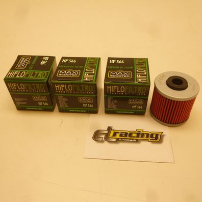 3x Hiflo HF566 Ölfilter oilfilter passt an Kawasaki J 125 300 passt an Kymco 150