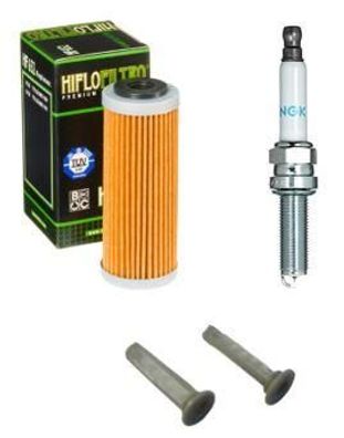 Wartungssatz Ölftilterset Zündkerze spark splug passt an Ktm Sxf 250 350 13-22