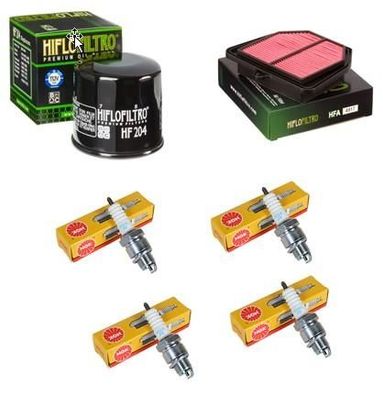 Wartungssatz ?lftilterset Z?ndkerzen spark splug passt an Yamaha Fz1 1000 06-15