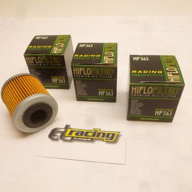 3x Hiflo HF563 Ölfilter oilfilter passt an Aprilia Rs Sxv passt an Derbi Senda