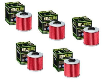 5x Hiflo HF568 Ölfilter oilfilter passt an Kymco Xciting 400 16-24