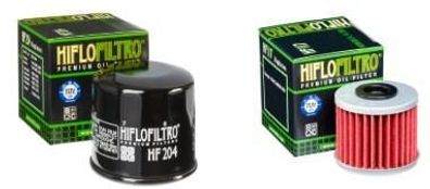 Hiflo HF117 HF204 Ölftiltersatz oilfilterset passt an Honda Crf 1000 L 16-20 Ctx