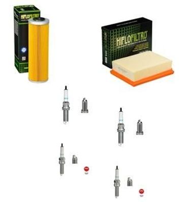 Wartungssatz Ölftilterset Zündkerzen spark passt an Ktm Super Duke 1290 15-23