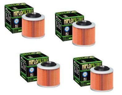 4x Hiflo HF151 Ölfilter oilfilter passt an Bmw F G 650 passt an Aprilia Gs Tr Sx