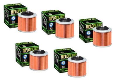 5x Hiflo HF151 Ölfilter oilfilter passt an Bmw F G 650 passt an Aprilia Gs Tr Sx
