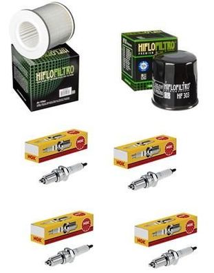 Wartungssatz Ölftilterset Zündkerzen spark splug passt an Yamaha Xj 900 S 95-03