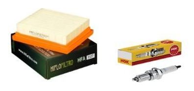 Wartungssatz Luftfilter Zündkerze spark plug passt an Honda Xr 125 L 03-08