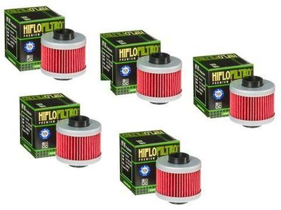 5x Hiflo HF185 Ölfilter oilfilter passt an Aprilia passt an Bmw passt an Peugeot