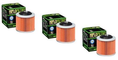 3x Hiflo HF151 Ölfilter oilfilter passt an Bmw F G 650 passt an Aprilia Gs Tr Sx