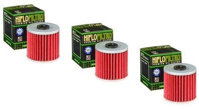 3x Hiflo HF123 Ölfilter oilfilter passt an Kawasaki Kef 300 01-03 Kfx Kl Klf Klx