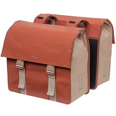 Doppelpacktasche Basil Urban Load 48-53 Liter 40 x 17 x 46 cm - terra red/rose