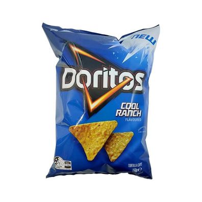 Doritos Cool Ranch Tortilla Chips - Import 150 g