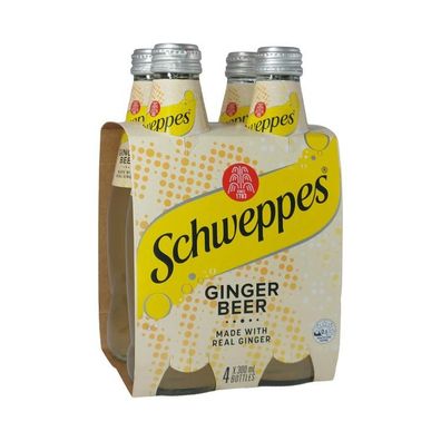 Schweppes Ginger Beer - Australian Import 4x300 ml