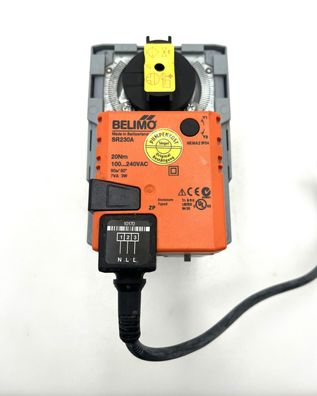 Belimo SR230A Drehantrieb für Kugelhähne, 20 Nm, AC 100-240 V S11/157