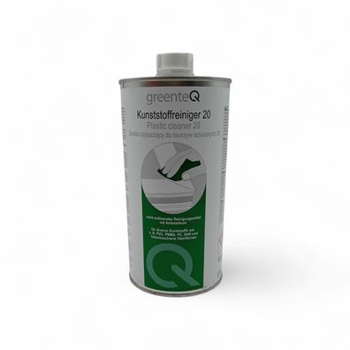 greenteq PVC - Reiniger 20, nicht anlösendes Mittel mit Antistatikum, 1000 ml