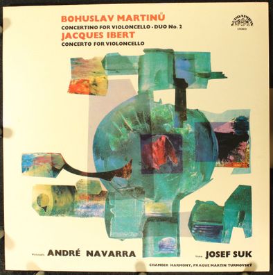 Supraphon SUA ST 50877 - Bohuslav Martin?, Jacques Ibert, André Navarra, Josef