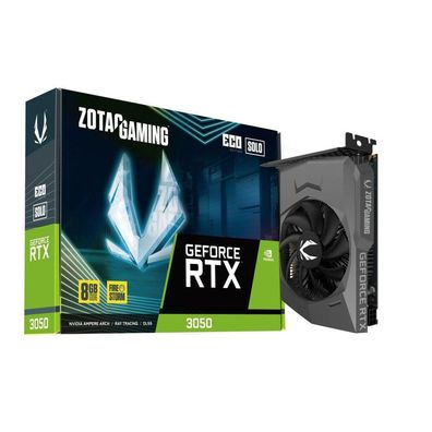 Zotac RTX 3050 ECO SOLO, 8GB GDDR6 HDMI 3xDP