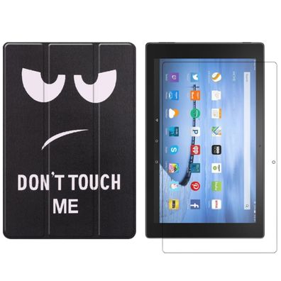 2in1 Set für Amazon Fire HD 10 / HD 10 Plus 11. Gen. 2021 10.1 Zoll Hülle + Glas
