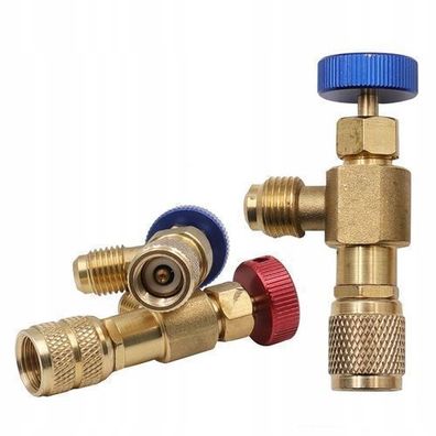 Rosfix Fuellventil R32 unten R410 seitlich – 11/12 mm | Blaues Modell