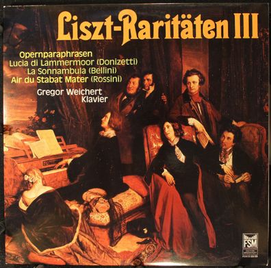 FSM Edition Brockhoff FSM 53 232 EB - Franz Liszt, Gregor Weichert - Liszt-Rarit