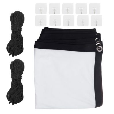 Maclean MC-982 Faltrahmenleinwand (120", 265x149cm Projektor-Leinwan)