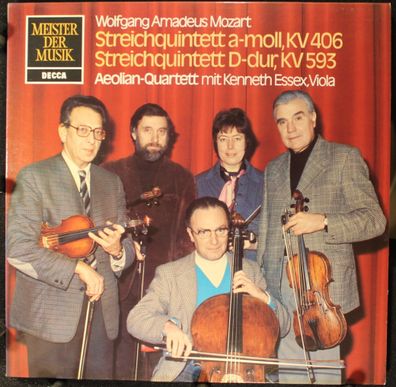 DECCA 6.42346 - Wolfgang Amadeus Mozart, Aeolian String Quartet, Kenneth Essex (
