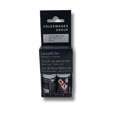 Original Audi VW SEAT Skoda Lackstiftset LX7W eissilber-metallic LST0M2X7W