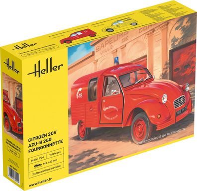 Heller 1:24 82701 Citroen 2CV AZU-B 250 Fourgonnette - NEU