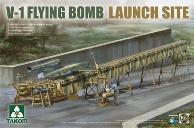 Takom 1:35 TAK2152 V-1 FLYING BOMB  LAUNCH SITE - NEU