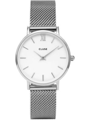 CLUSE Minuit Mesh Silver/White CL30009 Neu&OVP