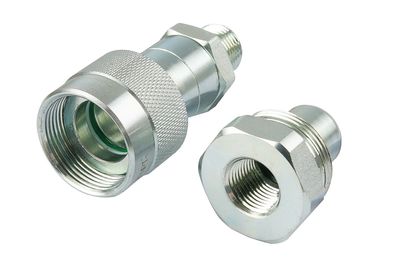 Hydraulikschnellkupplung Set 3/8"-18, 1 x Männchen + 1 x Weibchen C18LJ, 02542