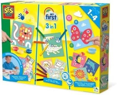 Kreativset SES Creative Kit 3 in 1 Gelb