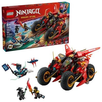 Bauset LEGO Ninjago 71844 mit 3-in-1 Fahrzeug